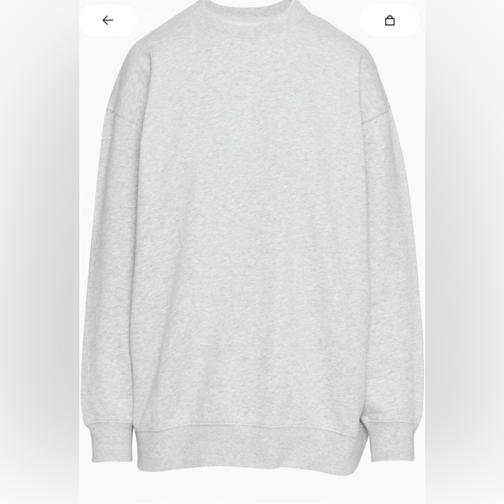 Aritzia – COMMUNITY™ Oversized Crew Sweatshirt – Gray – 1